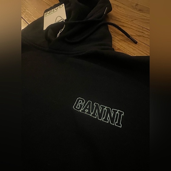 GANNI Hoodie, Navy - NWT - Picture 7 of 8